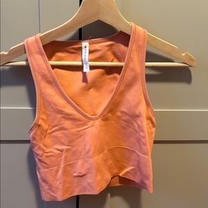 Athleta Coral Sleeveless Top